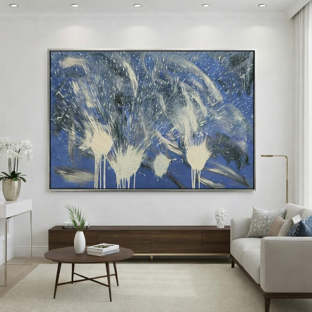 Snow in Blue